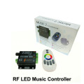 Controlador do diodo emissor de luz do rf da música 2 de DC12-24V RGB TQ